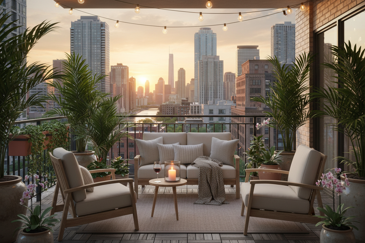 Balcony Oasis: Turning Your Tiny Apartment Balcony into a Luxury Retreat
