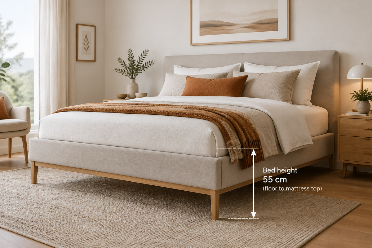 How High Should Your Bed Be? A Complete Guide to Bed Frames, Mattresses, and Everyday Comfort