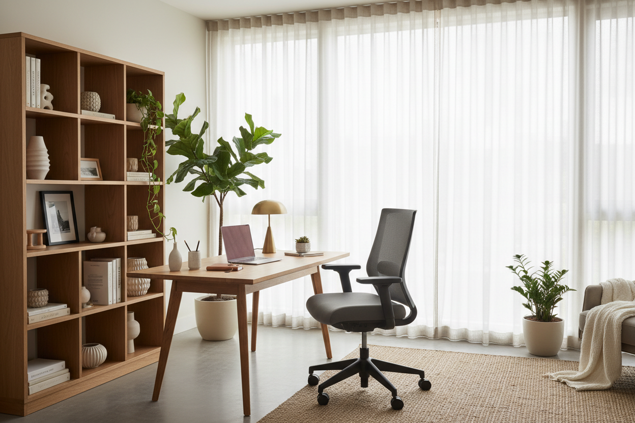 How to Design a Home Office That Improves Focus, Comfort, and Productivity