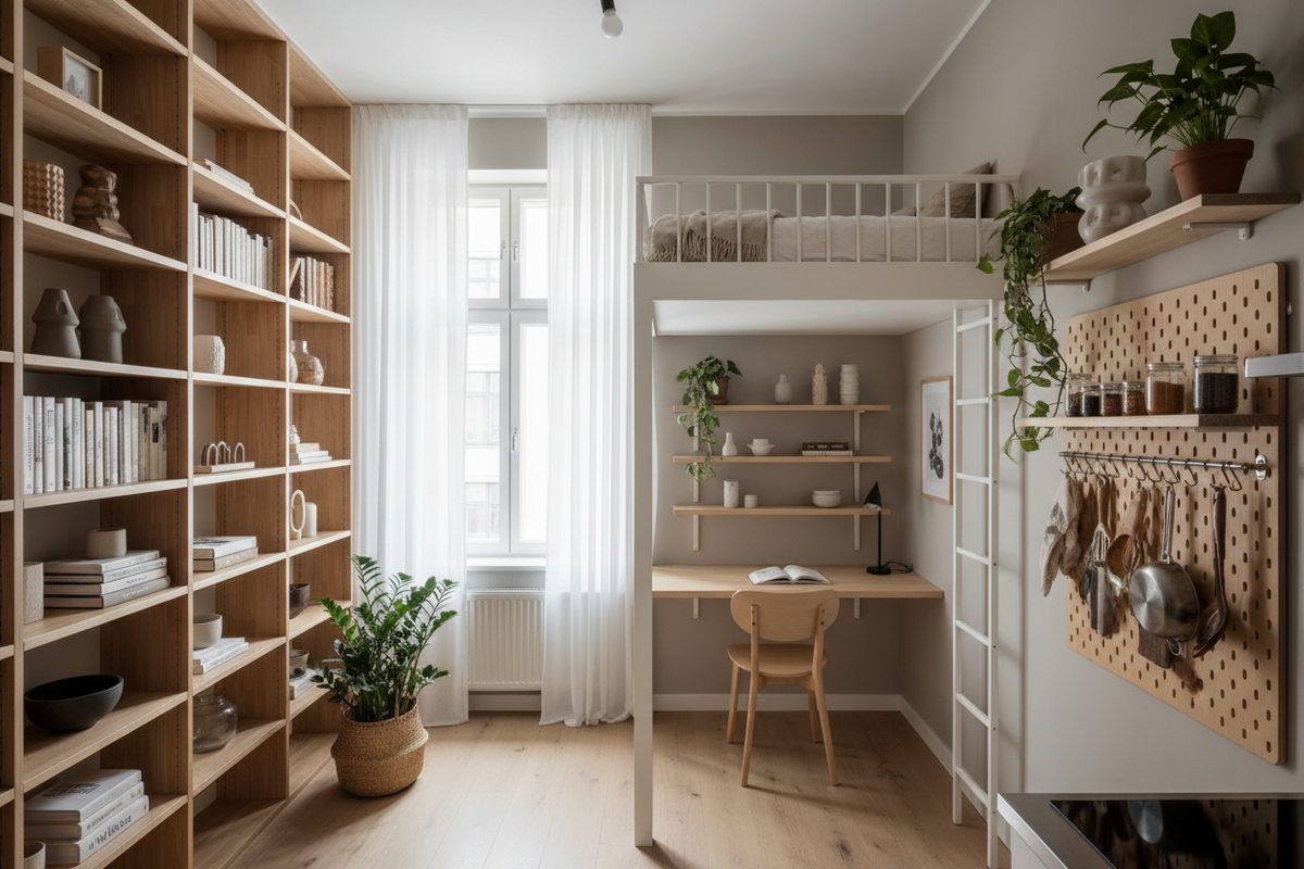Look Up: How to Maximize Vertical Space in Small Apartments