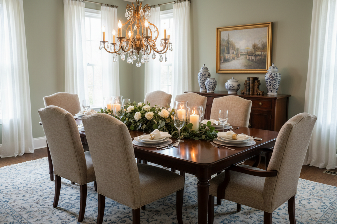 How to Style a Dining Room That Feels Comfortable, Elegant, and Ready for Guests