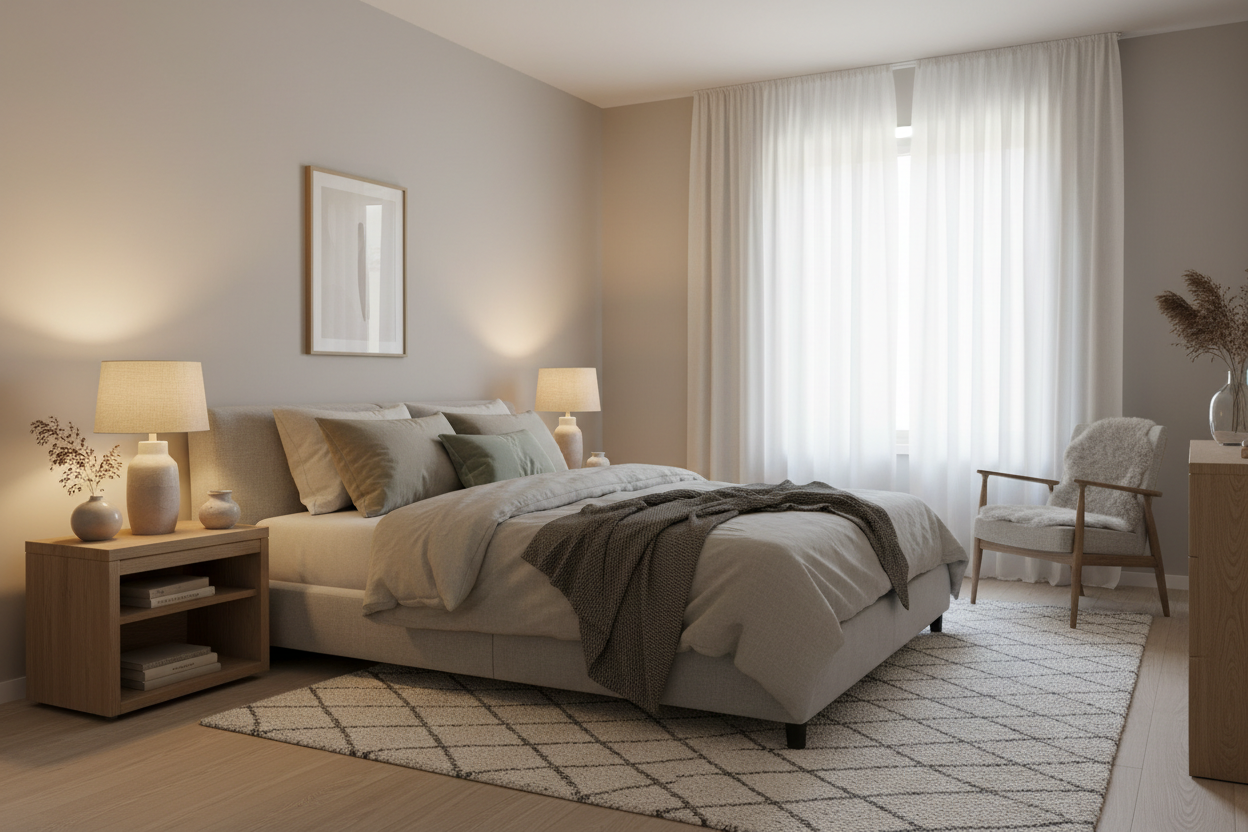 How to Use Furniture and Lighting to Create a Calmer, More Restful Bedroom