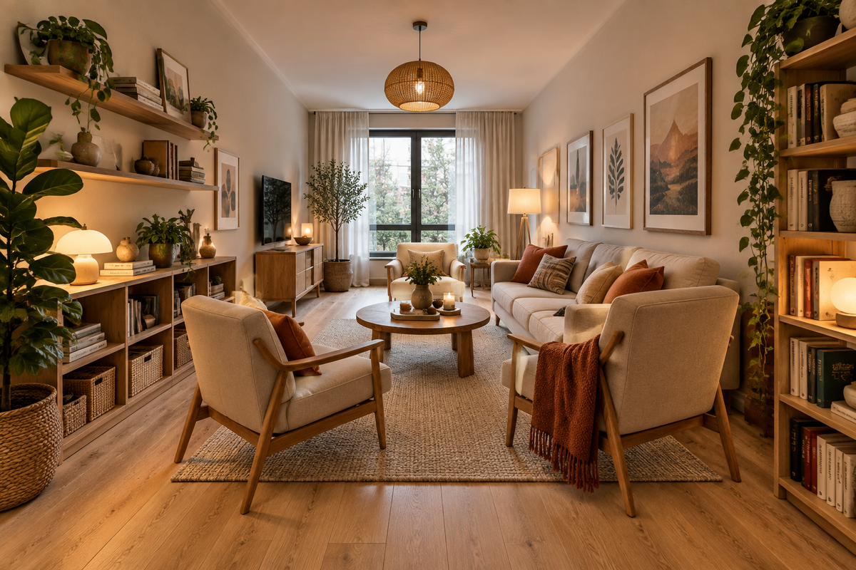 Long and Narrow Room? How to Arrange Furniture Without Creating a Hallway Effect