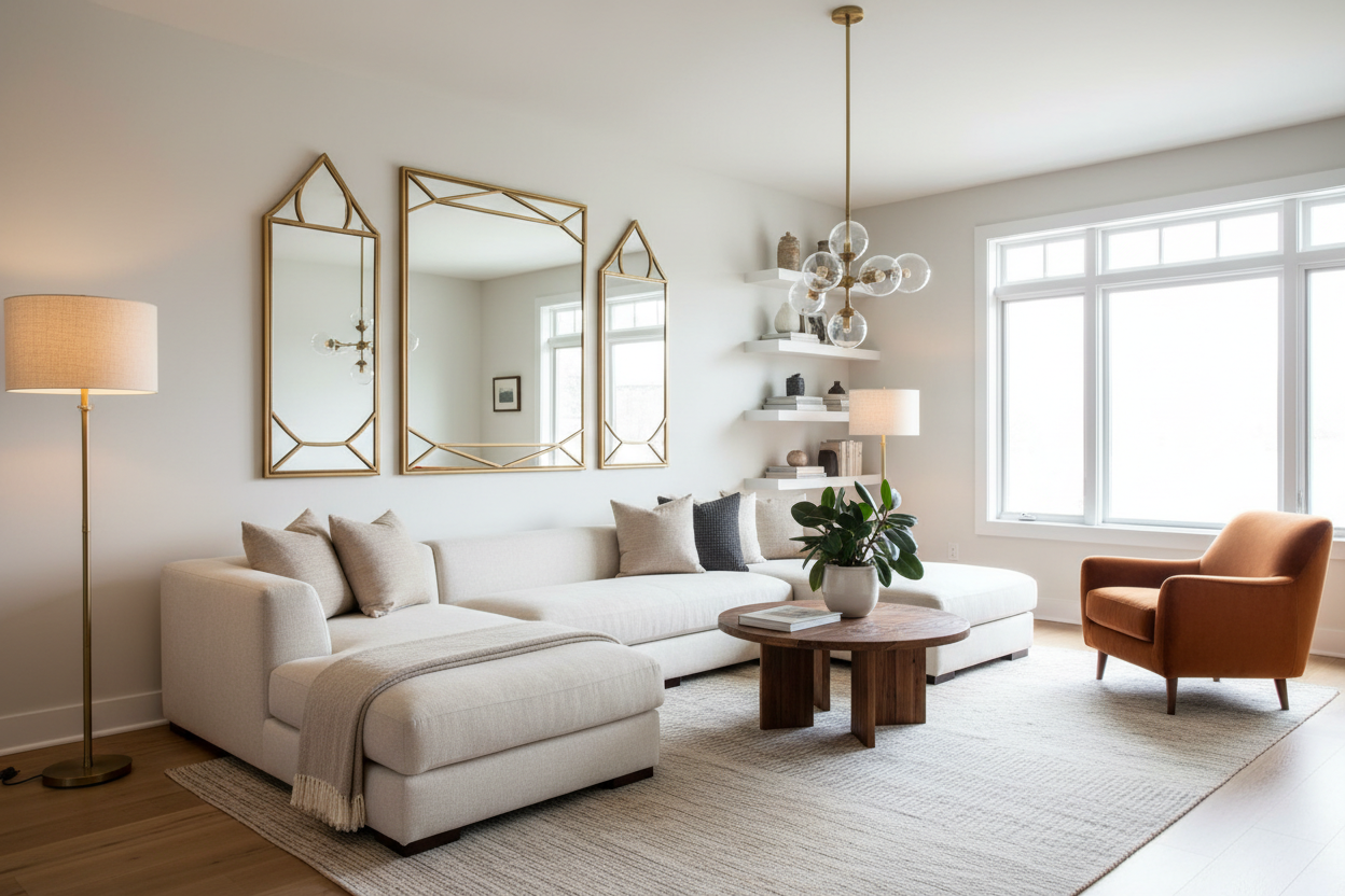 Mirror Magic: How to Use Reflective Surfaces to Double Your Room's Size