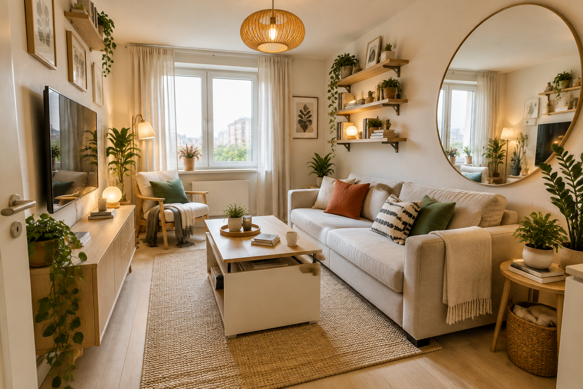 Small Space, Big Vibe: How to Layout a Tiny Living Room