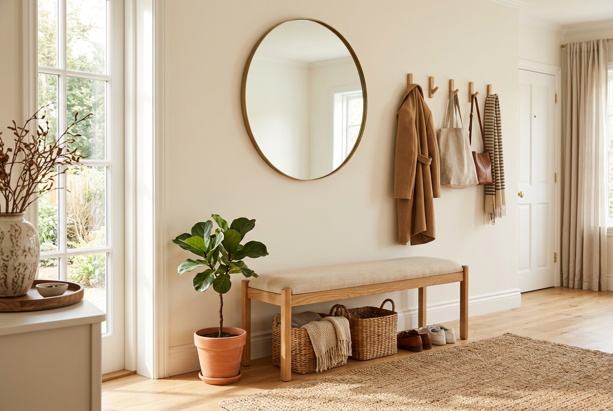 The Perfect Entryway Bench: How to Create a Welcoming, Organized First Impression