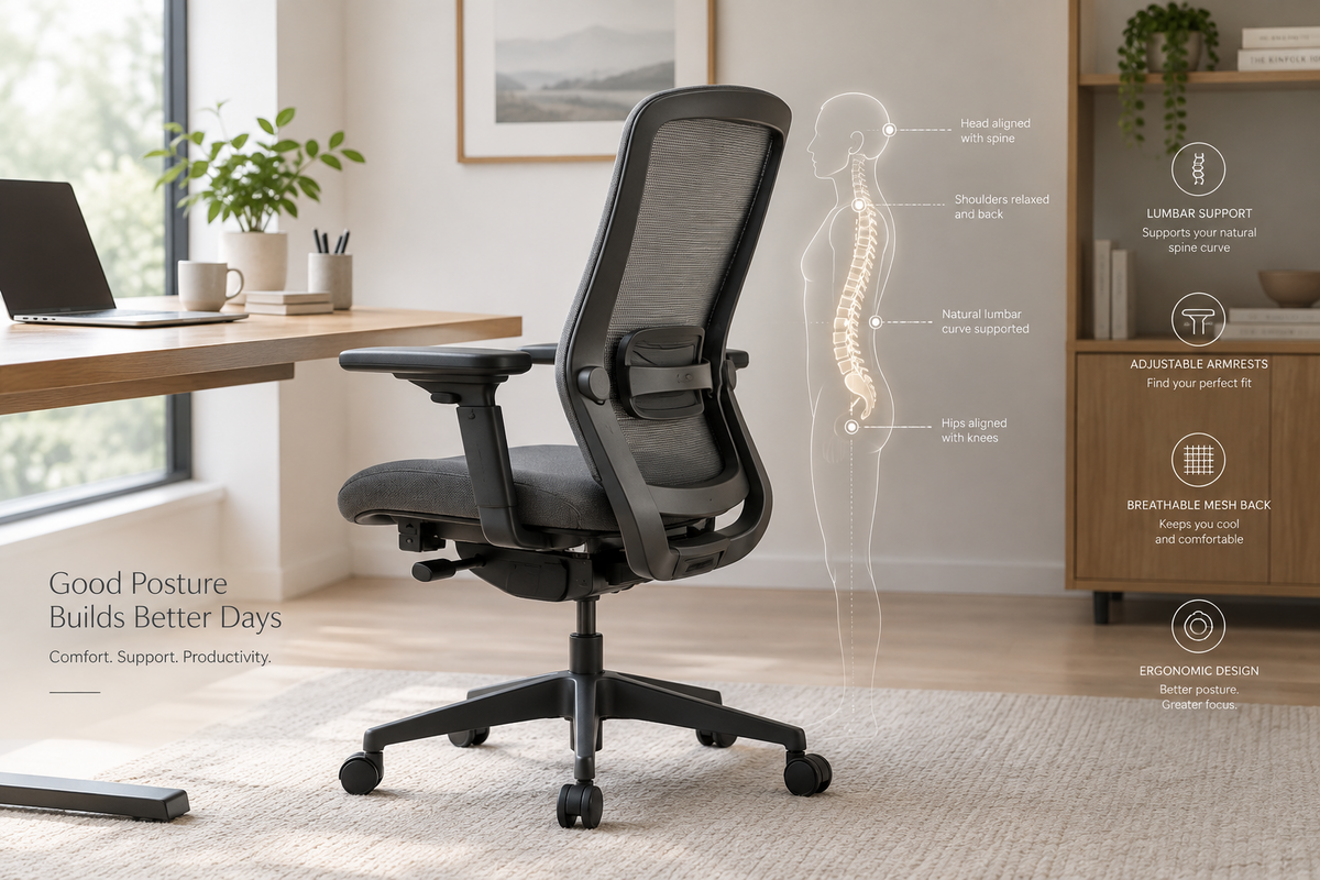 The Science of Sitting: How Your Office Chair Impacts Your Productivity and Spinal Health