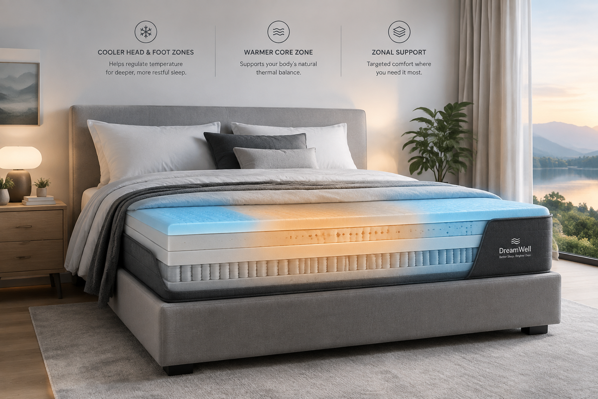 Zonal Support and Thermoregulation: The Science of Sleeping Right for Total Recovery