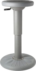 ActiveChairs Adjustable Wobble Stool, Flexible Classroom Seating, Improves Focus, Posture & Helps ADHD/ADD, Sensory Chair, Active Desk Chairs, Adjusts from 16.65" to 23.75", Ages 13-18, Grey