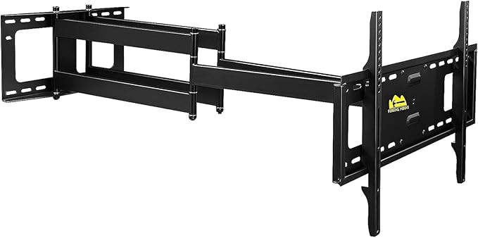 FORGING MOUNT Heavy Duty Long Arm TV Mount,Full Motion TV Mounts Bracket 43 inch Extension Dual Articulating Arm, Fits 50-90 Inch Flat/Curve TVs, Holds up to 198 lbs, VESA600x400mm