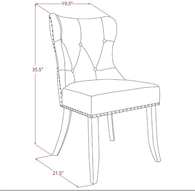 East West Furniture X097SI215-5 5 Piece Dining Set Includes a Rectangle Dining Room Table with X-Legs and 4 Baby Blue Linen Fabric Upholstered Parson Chairs, 40x72 Inch, Multi-Color