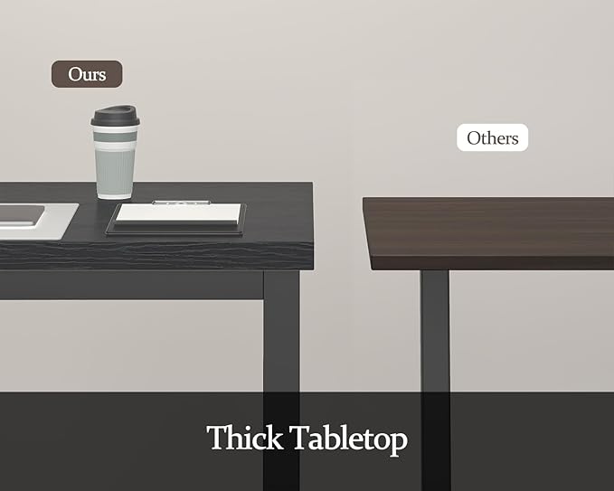 70.8 Inch Large Computer Desk, Long Gaming Table, Modern Two Person Desk Large Executive Office Desks, Double Desk at Home, Perfect for Work, Gaming, Studying, and Writing, Etc. Black.