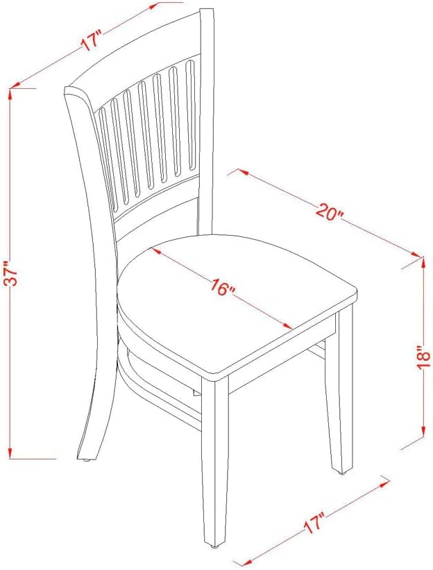 East West Furniture BOVA3-LWH-W 3 Piece Modern Dining Table Set Contains a Round Kitchen Table and 2 Kitchen Dining Chairs, 42x42 Inch, Linen White