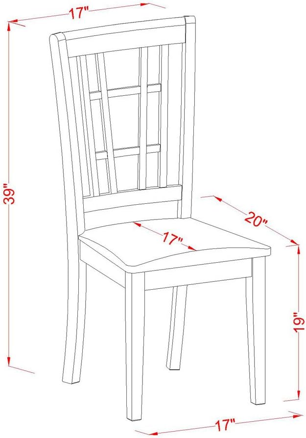 East West Furniture PLNI7-BCH-C 7 Piece Dining Room Furniture Set Consist of an Oval Kitchen Table with Butterfly Leaf and 6 Linen Fabric Upholstered Chairs, 42x78 Inch, Black & Cherry