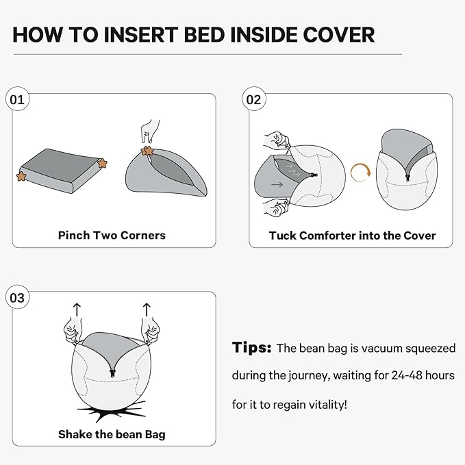 Bean Bag Chairs for Adults - Giant Bean Bag Chair Convertible Bean Bag Bed - Beanbag Chair with Micro Fiber Cover/Furniture Foam Filler - Floor Couch Sofa in Bedroom Dorm Room - Queen Pink