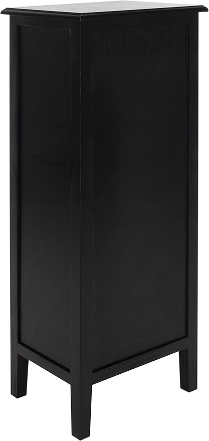 SAFAVIEH American Homes Collection Michaela Distressed Black Side Table