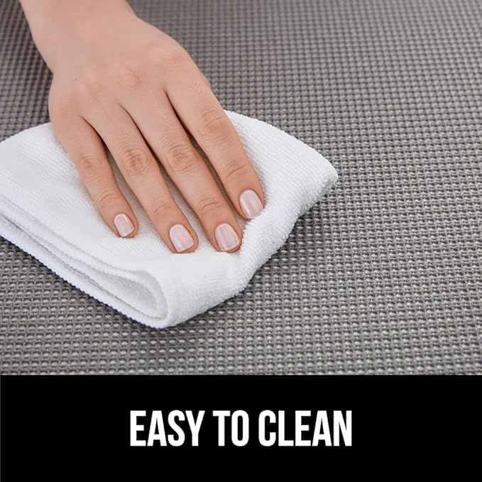 GORILLA GRIP powerGRIP Drawer Shelf and Cabinet Liner, Thick Strong Hold, Non-Adhesive Liners Protect Kitchen Cabinets and Cupboard, Bathroom Drawers, Easy Install, Breathable Mat, 17.5" x30', Cream