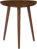 MH London Bond Wooden Triangle End Table - Exclusively Designed Modern Small Side Table. Hand Crafted - Wooden Side Table - Contemporary Design for Small End Tables for Bedroom and Living Room