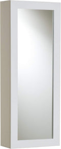 SEI Furniture Wall Mount Fold Ironing Center, 16 W x 7 D x 42 H (inches), White