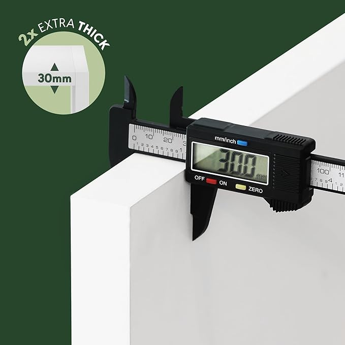 Furinno Cubicle Open Back Decorative Cube Storage Organizer, 6-Cube, White