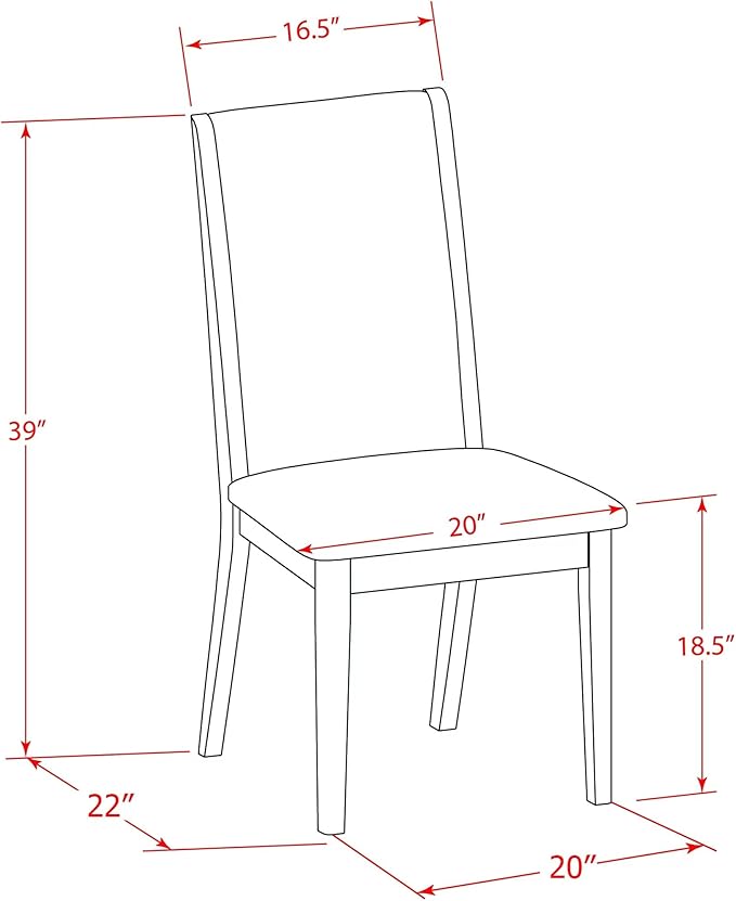 East West Furniture V077LA015-9 9 Piece Dining Set Includes a Rectangle Dining Room Table with V-Legs and 8 Baby Blue Linen Fabric Upholstered Chairs, 40x72 Inch, Multi-Color