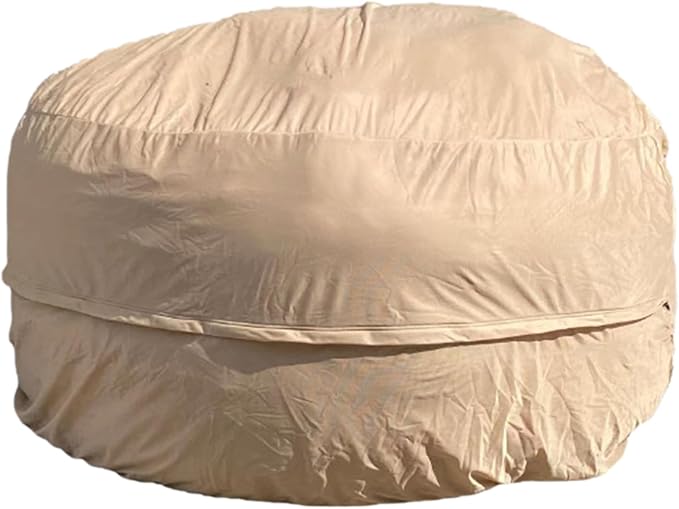 BCU Big Bean Bag Cover Inner Lining for Filler Beanbag Beans Storage Reusable Washable, 6FT