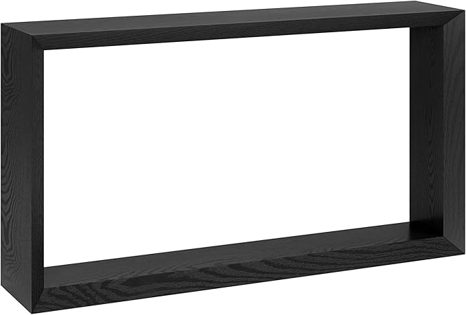Henn&Hart Osmond Console Table, 55" Wide,Grey,Black