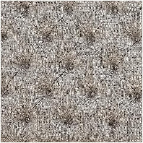 Signature Design by Ashley Realyn Upholstered Tufted Cottage Headboard ONLY, Twin, Vintage White