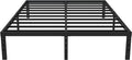 16 Inch Full Size Bed Frame No Box Spring Need, Metal Platform Full Bed Frames with 14 Inch Storage, 3,500 lbs Heavy Duty Steel Slats Support, Easy Assembly Mattress Foundation