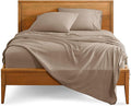 Bare Home Full XL Sheet Set - Luxury 1800 Ultra-Soft Microfiber Full Extra Long Bed Sheets - Double Brushed - Deep Pockets - Easy Fit - 4 Piece Set - Bedding Sheets & Pillowcases (Full XL, Pebble)