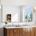 KOCUUY Large Frameless Mirror,55x30 Inch Rectangle Bathroom Vanity Mirror for Over Sink, Upgraded Shatterproof Unframed Design for Bedroom, Living Room, Entryway