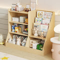 39" Large Kids Wooden Bookshelf and Toy Storage Organizer, Baby Bookcase with Sling Book Rack, Children Toddler Wooden Book Shelf for kids rooms, Playroom, Classroom, Nursery, School (Natural)