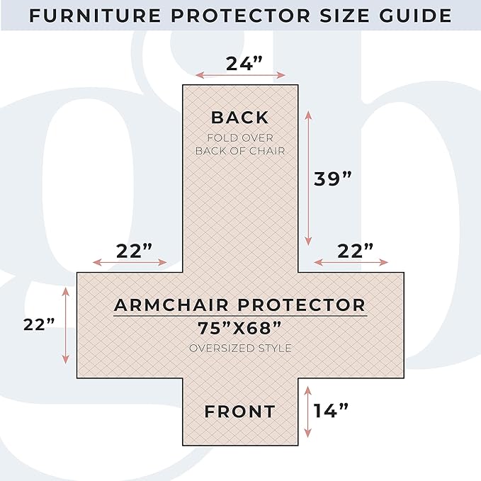 Great Bay Home Reversible Patchwork Chair Cover - Washable Slipcover Furniture Protector with Elastic Straps - Chair Cover for Dogs, Kids, and Pets - Box-Stitched Detail (Chair, Olive/Brown)