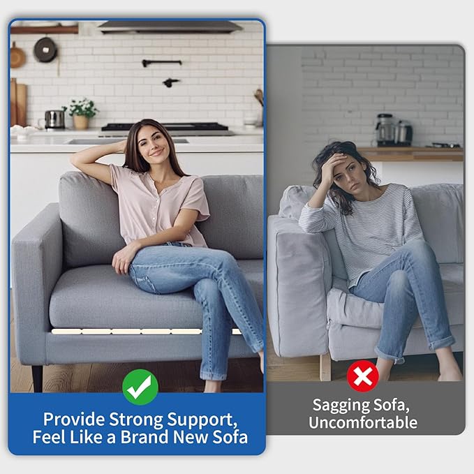 Heavy Duty Sofa Cushion Support Board for Sagging Sofas, 21.5''x 78'' Laminated Wood Sofa Cushion Support Board, Deep Support and Seat Protection