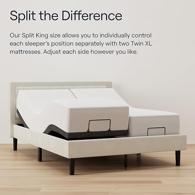 Nectar Premier Queen Adjustable Base & 13” Mattress (New Version) - Head & Foot Incline - Medium Firm Memory Foam - Cooling Upgrade - 3 Massage Settings - 365-Night Mattress Trial & Forever Warranty