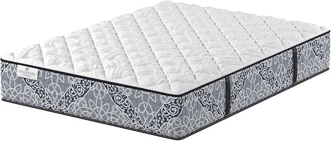Kingsdown Cushion Firm Hybrid Mattress Twin Cooling Gel Memory Foam Layer Multi-Layered Motion Isolation Cool Sleep Quilted Top Luxury Mattresses, 13.5-Inch Passions Merridale