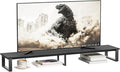 59" Large TV Riser Stand for 32-75 Inch TV, TV Shelf with Steel Legs, Tabletop TV Riser for Home Living Room, Study Office (Black)
