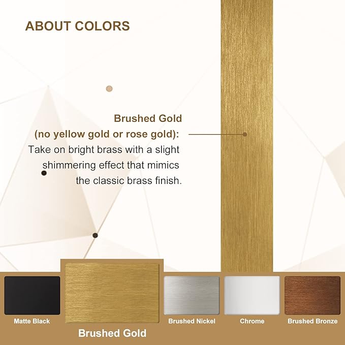 MOON MIRROR Gold Brass Pivot Rounded Rectangle Bathroom Mirror, Brushed Gold Tilt Mirror, Overall 32.33 x 36 in (Mirror 28x 36 in)