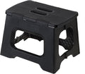 Vigar Compact Step Stool Foldable, 9-inch Step Stools for Adults up to 330 Pound, Lightweight Stool, Non-Slip Folding Step Stool, Black