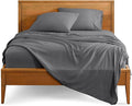 Bare Home California King Sheet Set - 1800 Ultra-Soft Microfiber Cal King Bed Sheets - Double Brushed - Deep Pockets - Easy Fit - 4 Piece Set - Bed Sheets (California King, Grey)