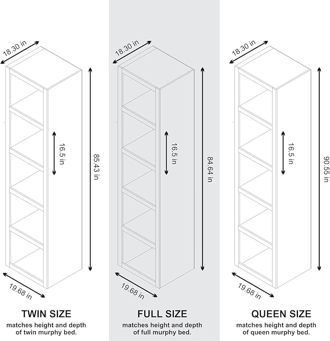 Oakland Living Black 84-in Tall Wooden Bookcase Shelf