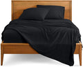 Bare Home King Sheet Set - Luxury 1800 Ultra-Soft Microfiber King Bed Sheets - Double Brushed - Deep Pockets - Easy Fit - 4 Piece Set - Bedding Sheets & Pillowcases (King, Black)
