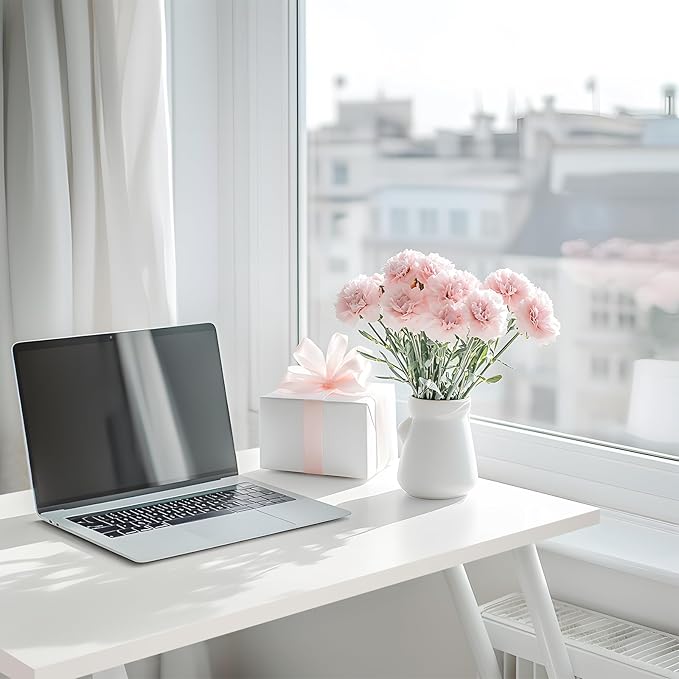 Kaboon 45.67"x23.62" White Table Top, Solid One-Piece Desktop, Reversible Melamine Countertop, Double Desks, L-Desk DIY