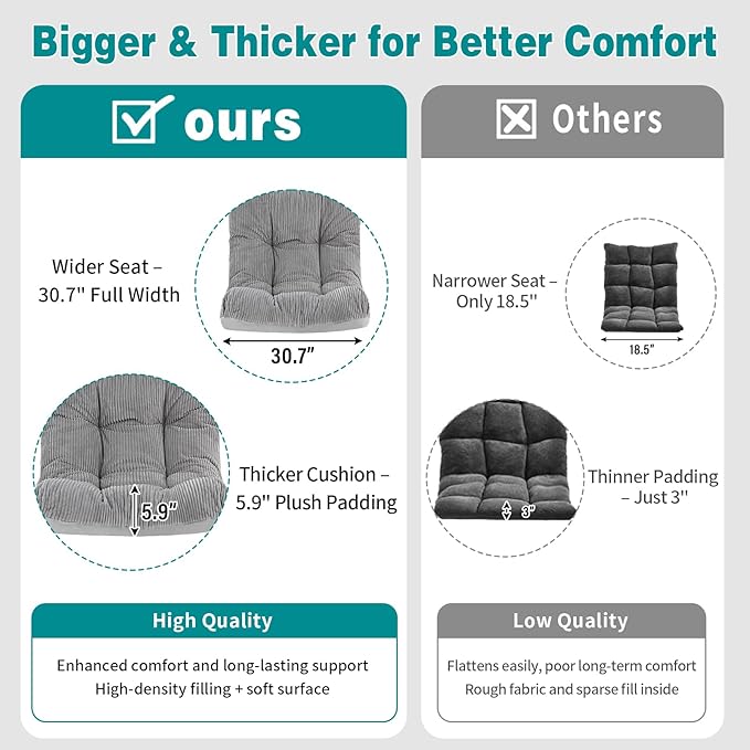 Welnow Accent Chair with Ottoman, Lounge Comfy Soft Leisure Metal Frame Reading Chair with Footrest, Upholstered Thick Cushion Seated Recliner Sofa for Living Room, Bedroom, Dorm, Black