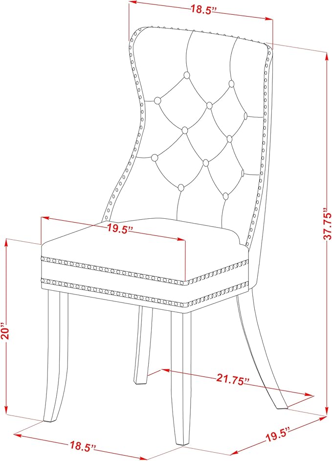 East West Furniture LGDA9-LWH-32 9 Piece Dining Table Set Includes a Rectangle Kitchen Table with Butterfly Leaf and 8 Polyester Fabric Padded Chairs, 42x84 Inch, linen white