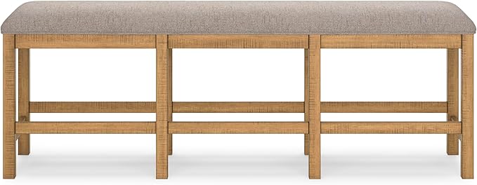 Signature Design by Ashley Havonplane 72" Counter Height Dining Bench, Brown