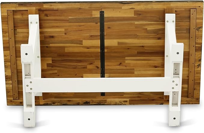 East West Furniture V077MZ001-7 7 Piece Kitchen Table Set Consist of a Rectangle Dining Table with V-Legs and 6 Cream Linen Fabric Parson Dining Room Chairs, 40x72 Inch, Multi-Color