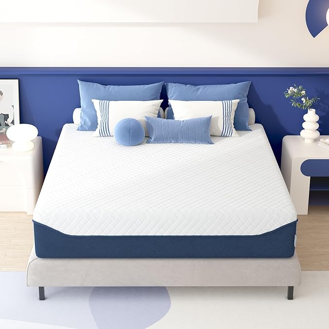 SDHYL Full Mattress, 12 Inch Gel Infused Memory Foam Mattress for Good Sleep, Bed in a Box Mid Firm CertiPUR-US Certified & Fiberglass Free, Washable Cover, 75"*54"