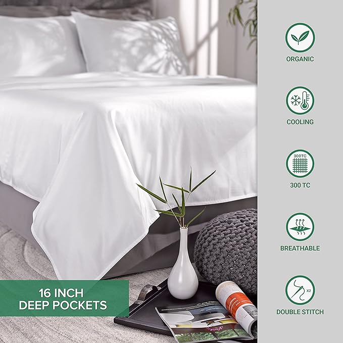 King Sheets by Pure Bamboo, Genuine 100% Organic Viscose Derived from Bamboo Bed Sheet Set, Luxuriously Soft & Cooling, Double Stitching, Lifetime Quality Promise (King, Merlot)