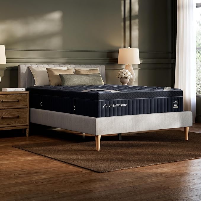 Luxe 14" King Mattress - Luxury Hybrid Gel Memory Foam - 365 Night Trial - Fiberglass Free - Forever Warranty - Mattress in a Box - CertiPUR-US Certified